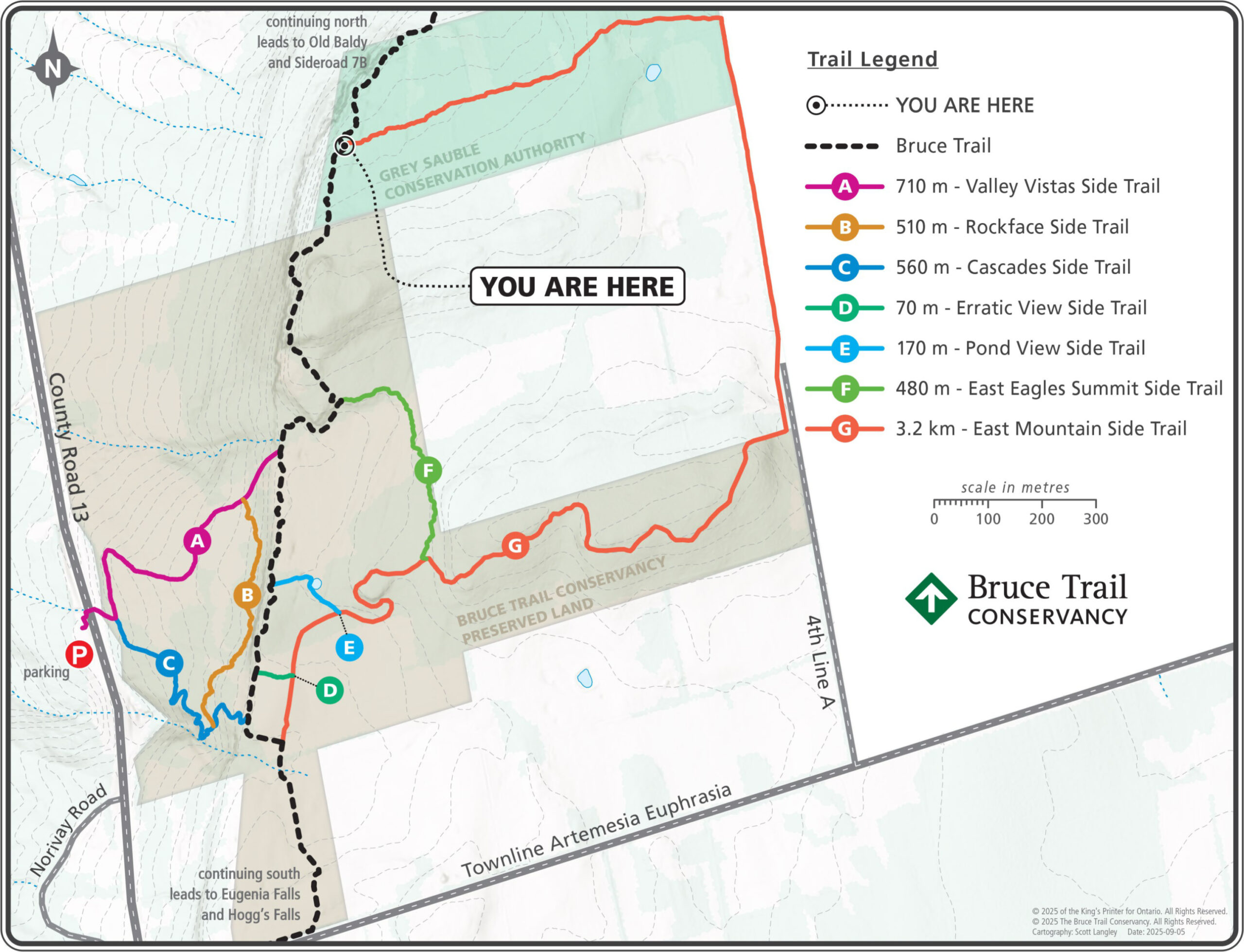 New trail network opens at the scenic Eagle's Summit nature reserve