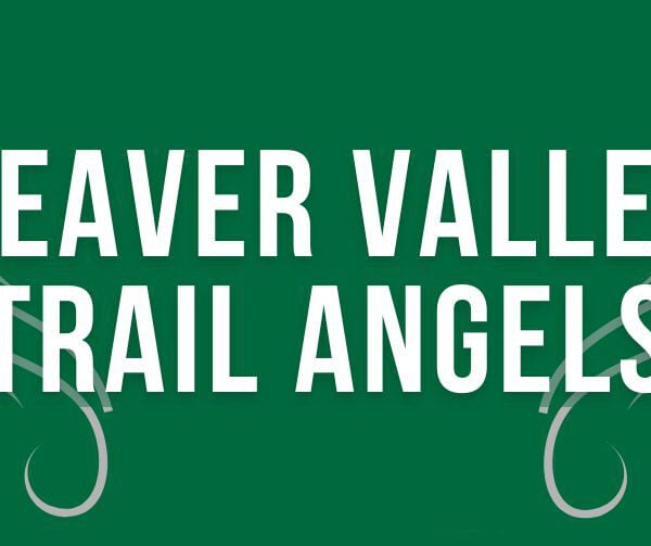 Beaver Valley Trail Angels sign with wings