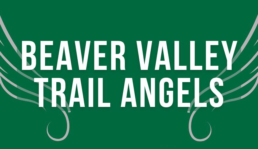 Beaver Valley Trail Angels sign with wings